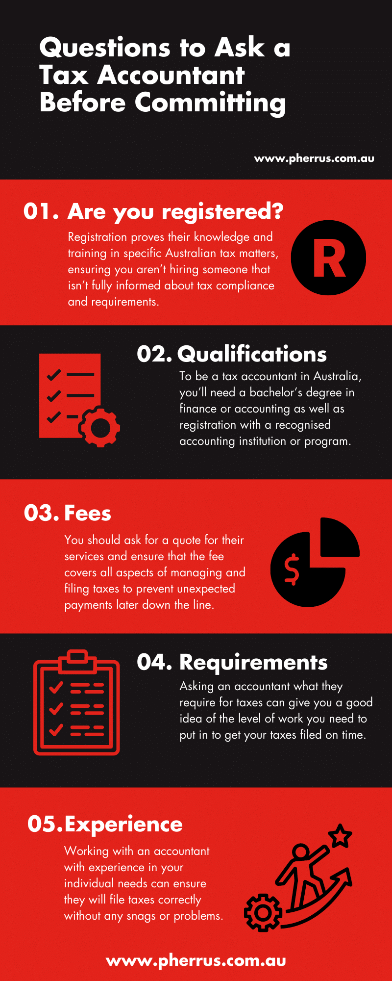 How to Find a Good Tax Accountant infographic