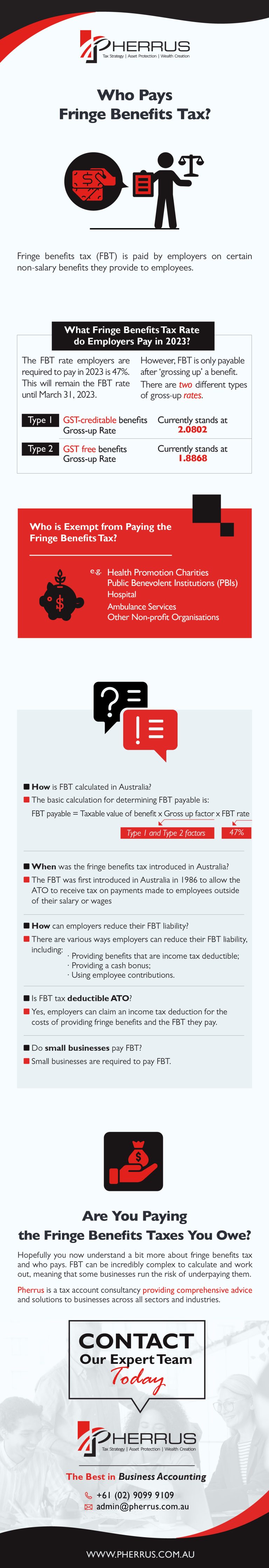 Who Pays Fringe Benefits Tax? - Pherrus