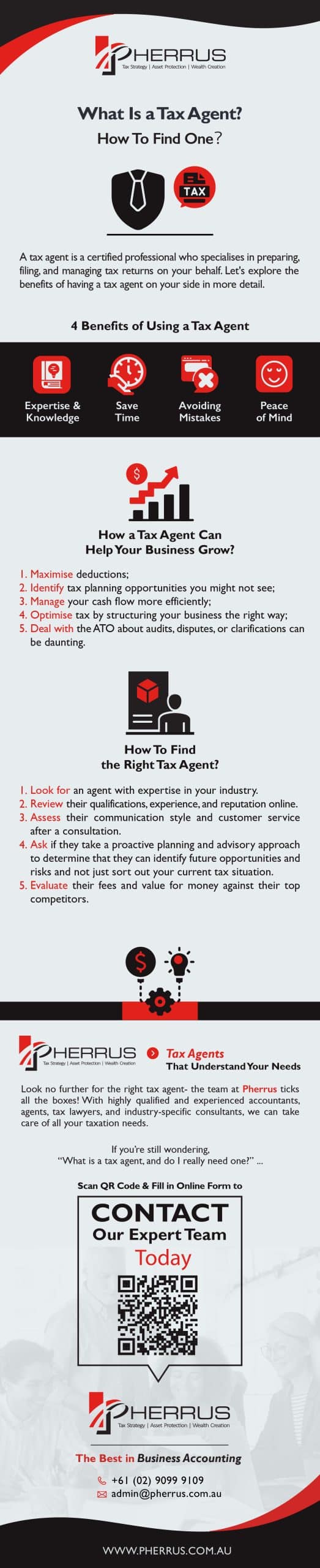 What Is a Tax Agent - Infographic