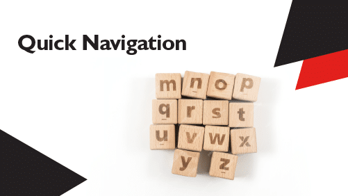 Quick Navigation